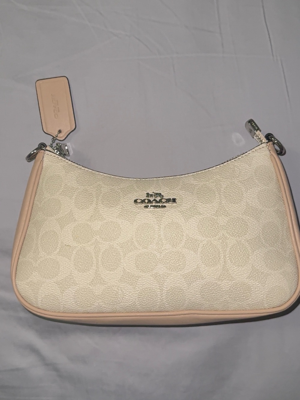 Coach Mini Hobo Shoulder Bag in Chalk